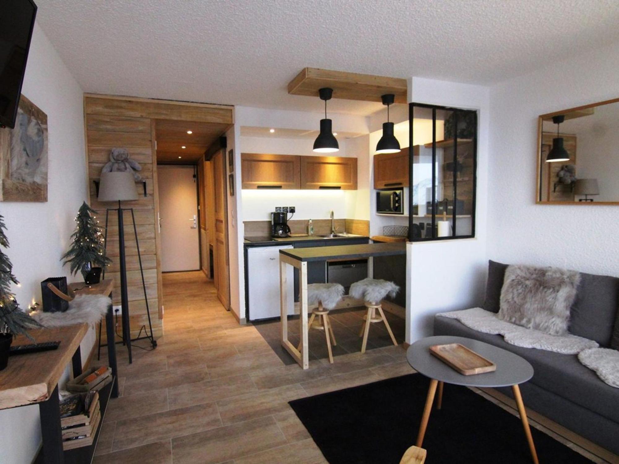 Charmant Studio 4 Pers Avec Balcon, Parking Et Acces Pistes - Alpe D'Huez - Fr-1-405-134 Apartment Екстериор снимка